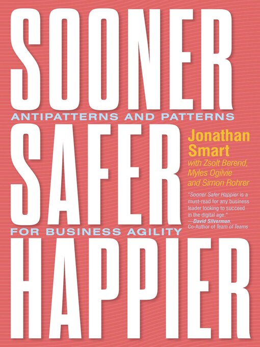 Title details for Sooner Safer Happier by Jonathan Smart - Wait list